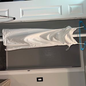 white champagne color dress